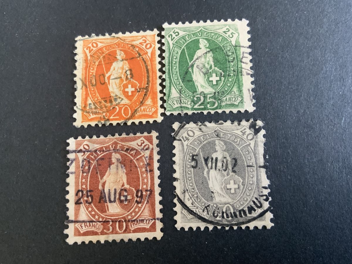 Tous les timbres: Stehende Helvetia – D'occasion à Binningen par chr_cr5n