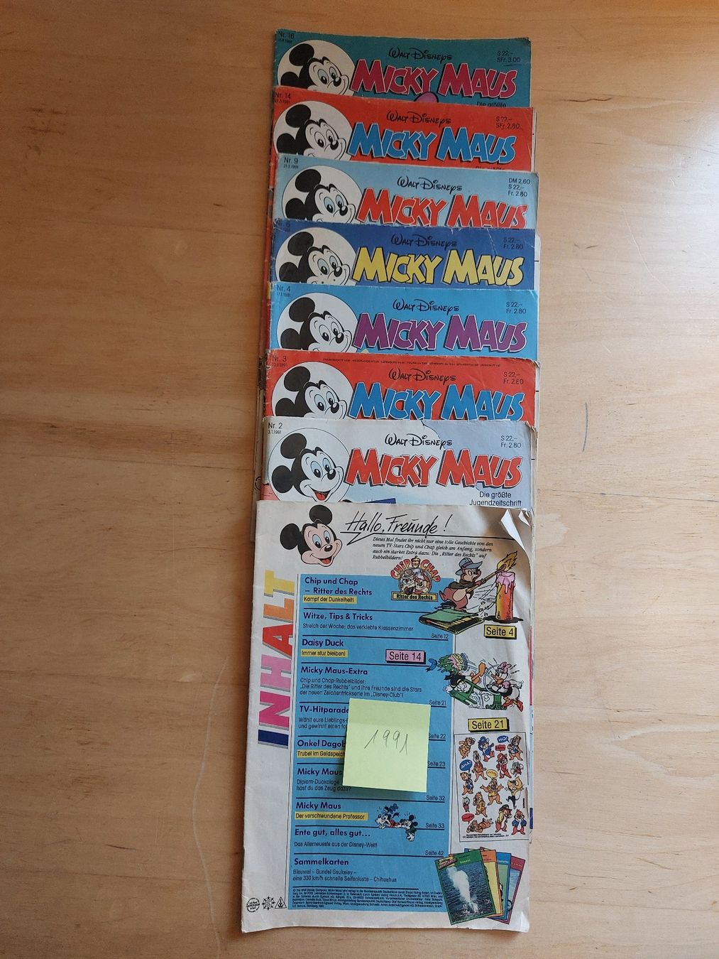 Comics: 32 MICKY MAUS - 1991 – Gebraucht aus Gipf - Oberfrick von Esnoopy 1