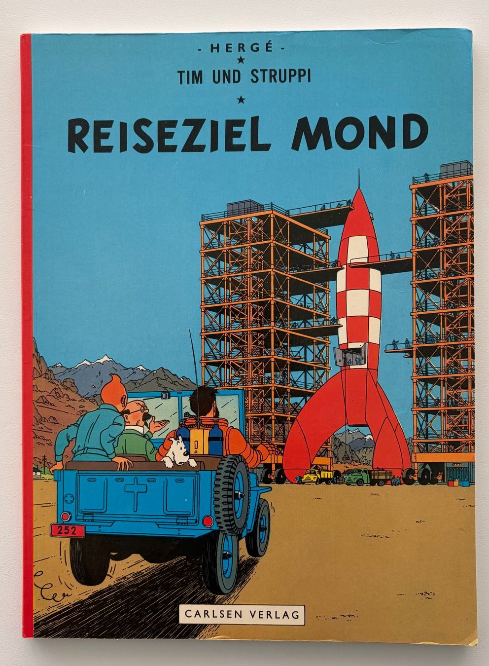 Comics: Tim + Struppi - Reiseziel Mond – Gebraucht aus Biel/Bienne von Meshe12