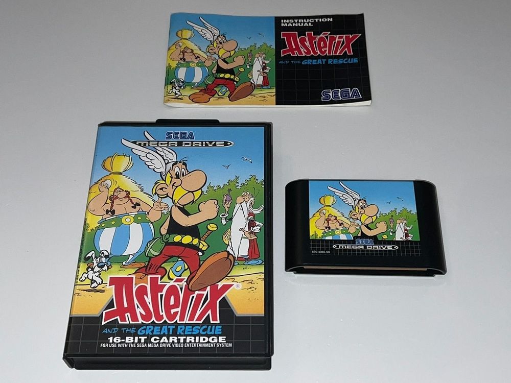 Asterix And The Great Rescue Sur Sega Mega Drive - Complet Et Très Bon État