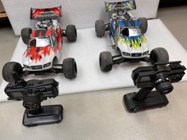 2x RC-Auto, Thunder Tiger MTA4, 1x Buggy , inkl. Fernbedie.