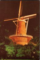 Holland Postkarte, Windmühle, unbeschrieben, Vintage!