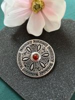 Vintage Brosche Justin Pewter