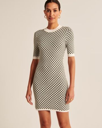 Abercrombie & Fitch Strickkleid gemustert XS Petite