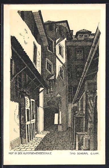 Cartes postales: Luzern, Hof in der Kunstgewerbeschule – D'occasion à Berlin par bartko-reher