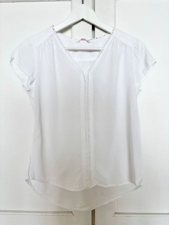 Blouse blanche femme Camaïeu  - Taille XS