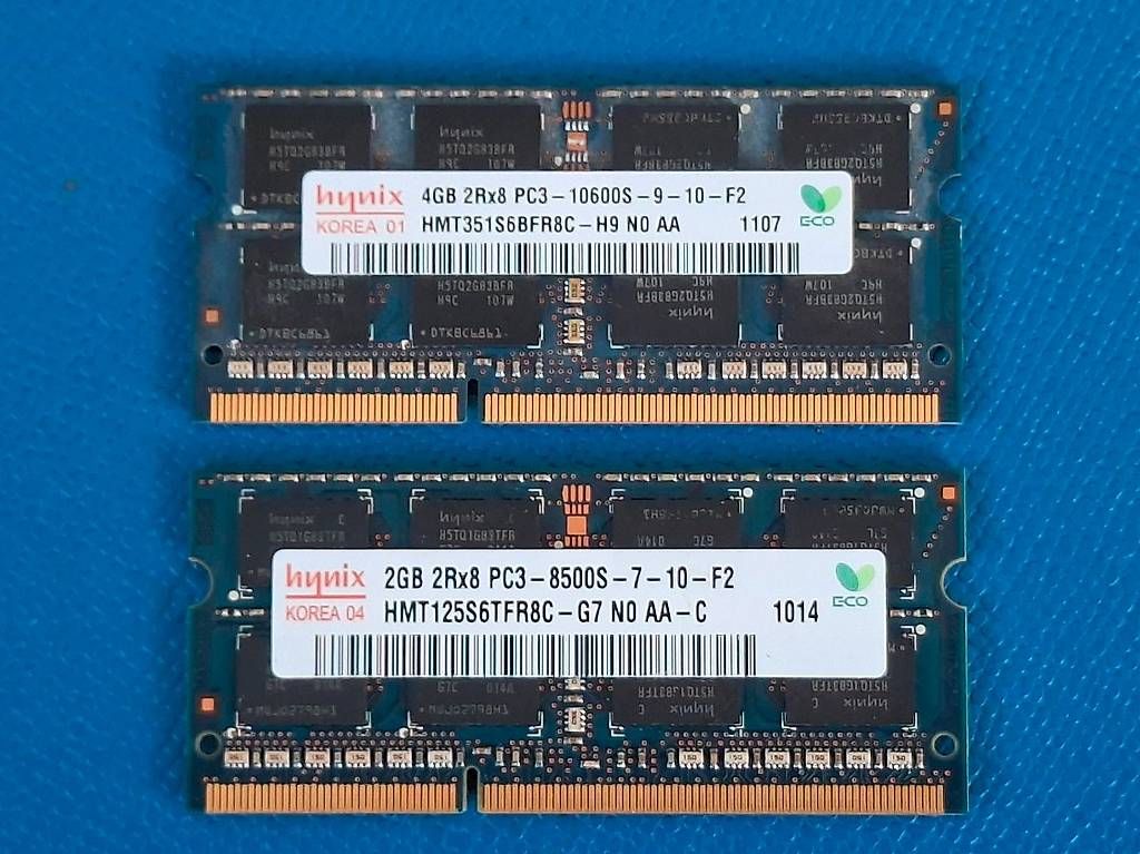 Memory / RAM: Laptop RAM DDR3 4 GB + 2 GB – Gebraucht aus Schafisheim von Kef1