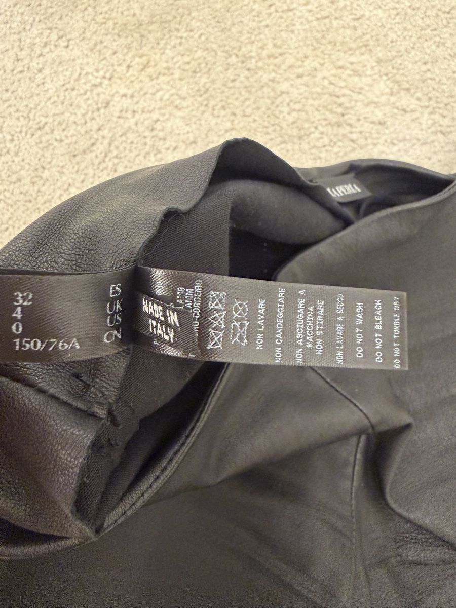 Pantaloni: La Perla leather skinny pants – Usato da Paradiso venduto da apf_mh9c 4