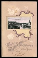 AK Solothurn, Flusspartie mit Brücke