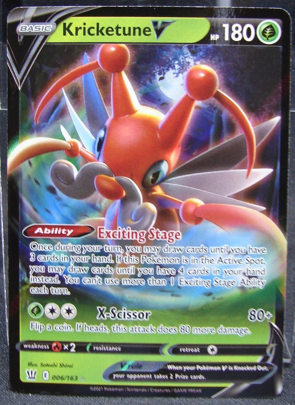 Pokémon Carte collezionabili: Kricketune V - Ultra Rare - Holo    /110 – Usato da Rümlang venduto da coh_87ww