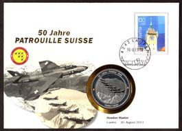 Numis, 50 Jahre Patrouille Suisse, Hawker Hunter