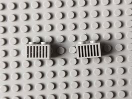 LEGO Classic Space - Brick 1x2 Grille Pattern - 3004p06