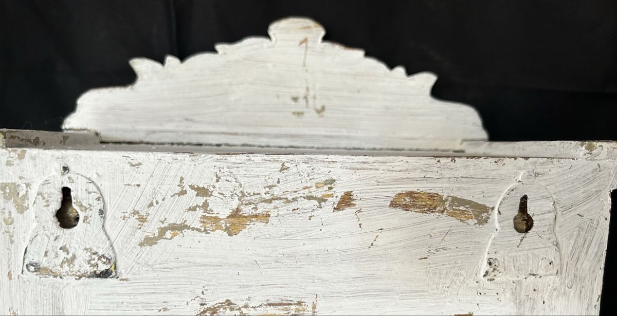 Scaffali: White Shabby Chic Wall Shelf with Mirror & Drawer! – Usato da Zürich venduto da Mistral61 9
