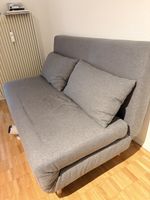 Schlafsofa grau Stoff