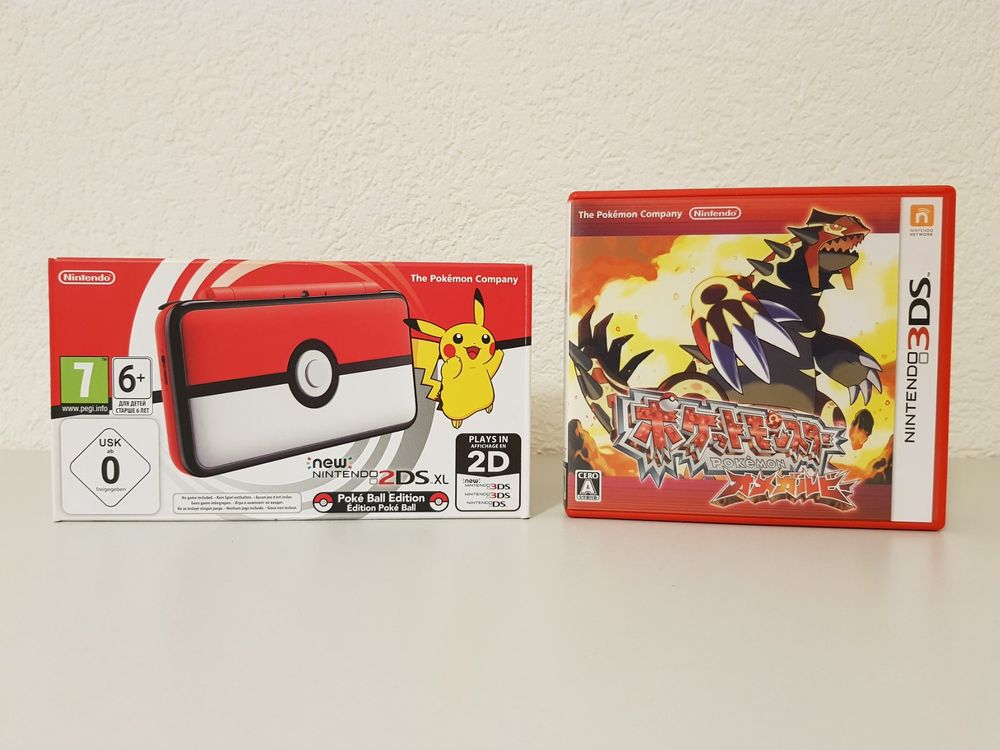 Nintendo 2ds Pokemon Omega Rubin New Nintendo 2DS XL inkl. Pokémon Omega Rubin | Kaufen auf Ricardo