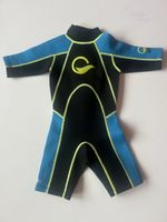 Combinaison de natation pour enfant noir bleu 
