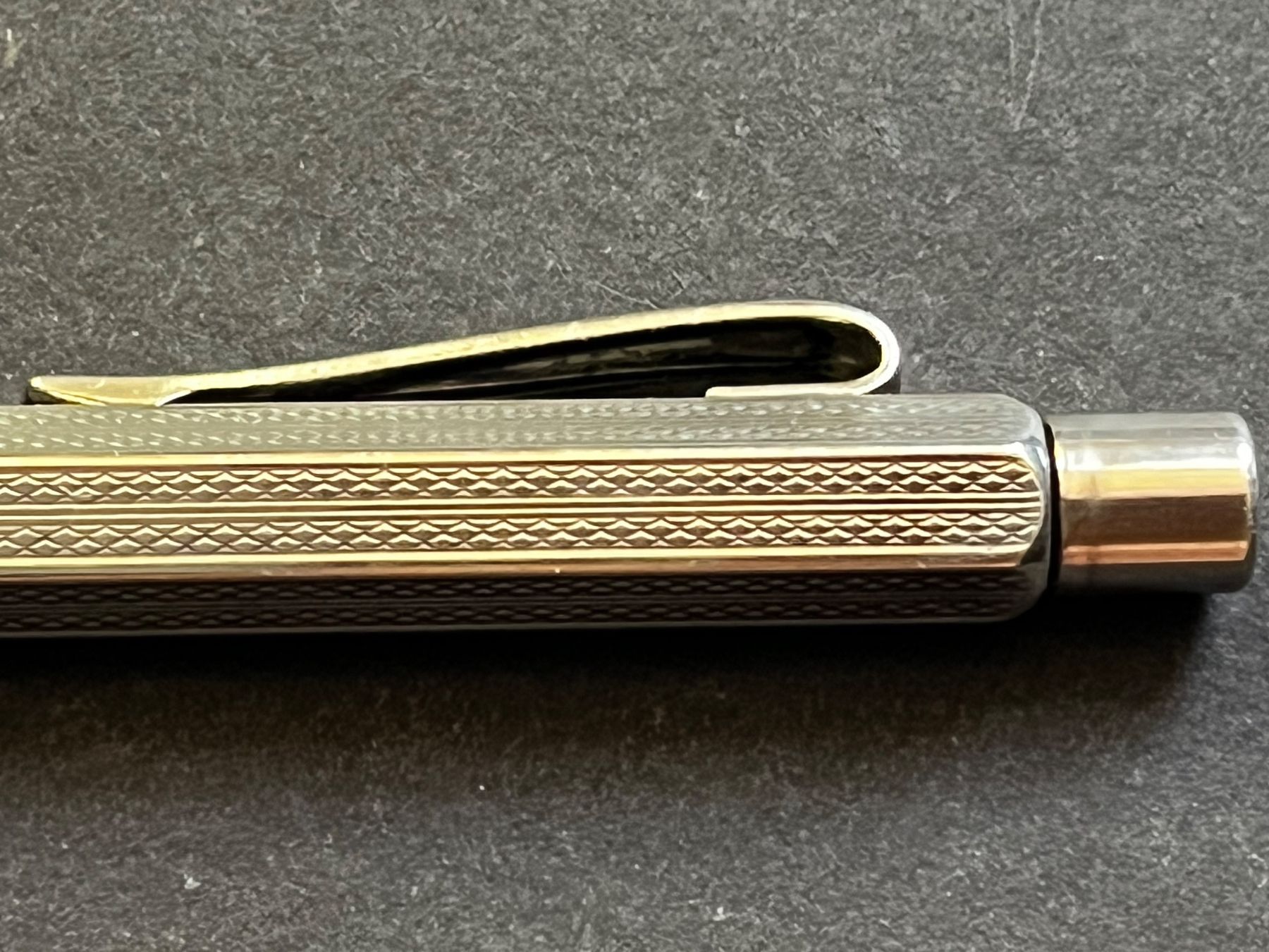 Caran D'Ache Penna & Evidenziatori: Alter Caran d’Ache Ecridor Minenhalter "Doppel" versilbert – Usato da Zürich venduto da FV.vintage 4