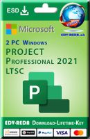 Microsoft Project 2024 Professional 2PC Lifetime