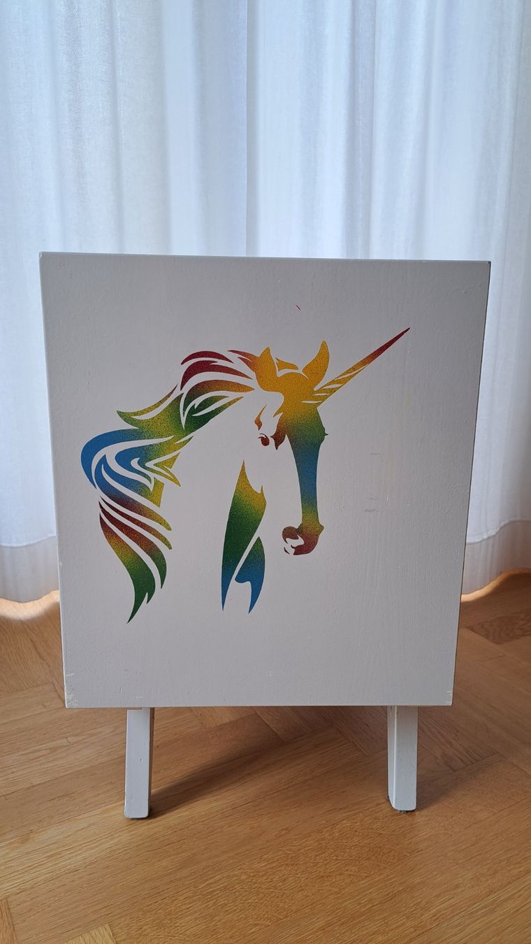Nachttische: Nachttisch Kindermöbel Einhorn weiss mit Schublade – Gebraucht aus Aesch BL von ann_9t8x 5