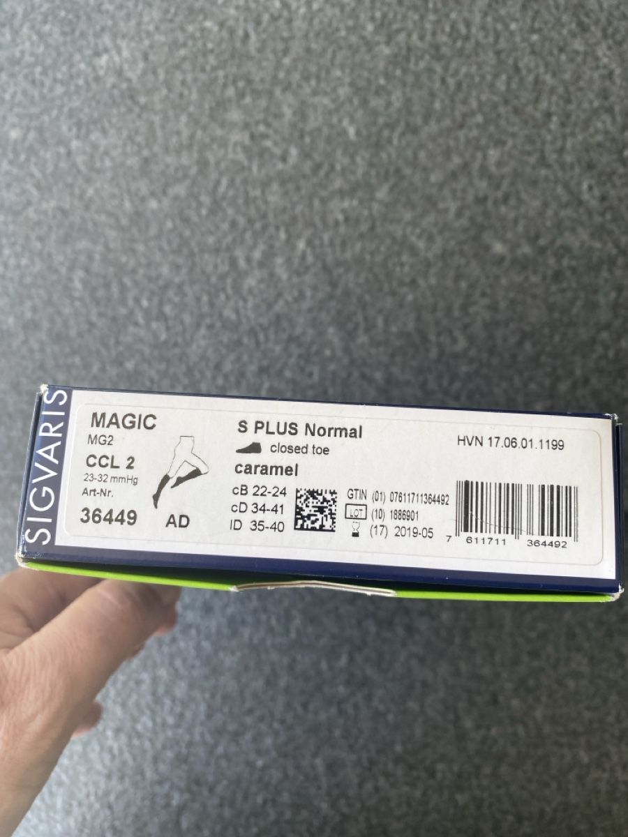 Sigvaris Strümpfe & Strumpfhosen: SIGVARIS MAGIC S PLUS Normal Strümpfe caramel Grösse cB – Gebraucht aus Effretikon von Kiri013 4