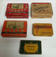 Alte Zigarren Tabak Blechdose Vintage Reklame Blech Dose