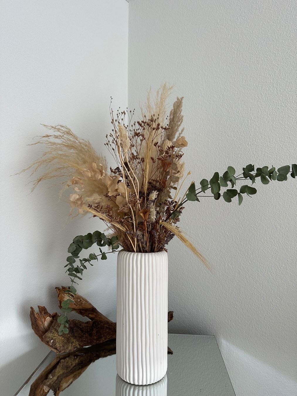 Tutte le decorazioni: Trendiges Trockenblumen Gesteck mit Vase – Usato da Lustmühle venduto da sar_7xmy