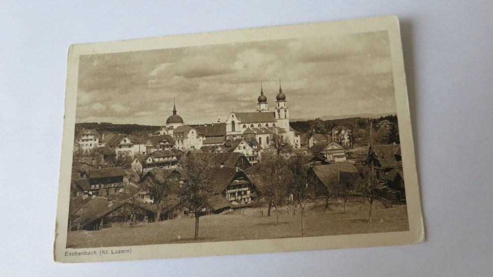 Cartoline postali: Eschenbach / LU - um ca. 1950 – Usato da Jona venduto da centumprata