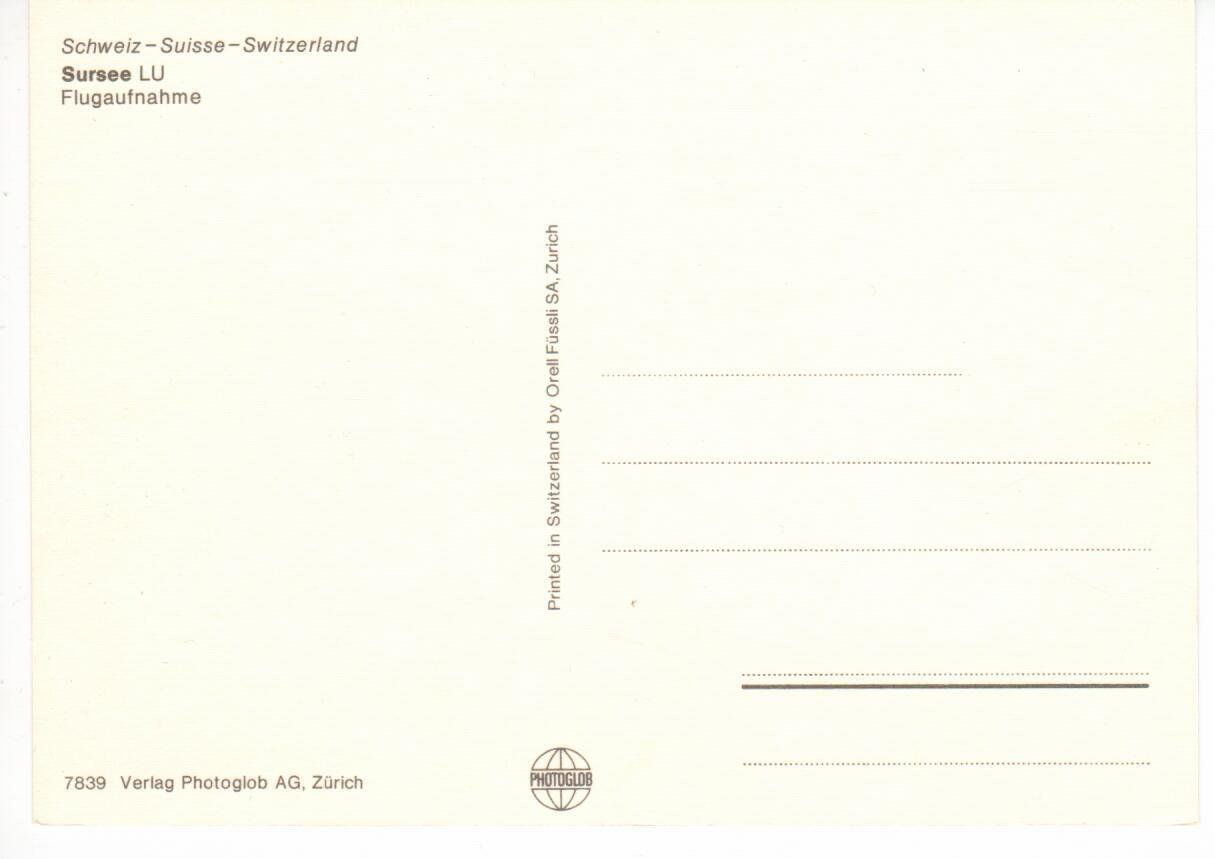 Cartoline postali: Sursee – Usato da Wolhusen venduto da Curver9 1