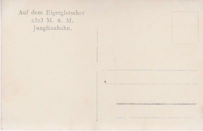 Cartoline postali: Alte Ansichtskarte mit 3 Frauen bei Station Eigergletscher. – Usato da Schlieren venduto da Rapaelli 1