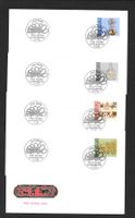 4 FDC Pro Patria 1993 Serie Einzelmarken ET Bern 5.5.1993