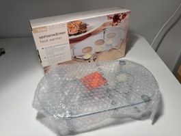TCM Speisenwärmer Glas Metall neuwertiger Zustand