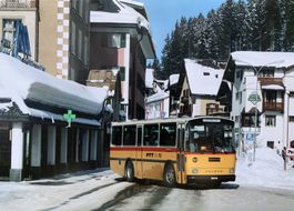 Lenzerheide Lai Postauto Saurer RH525-23 Foto-Poster 50x70cm
