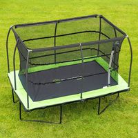 Trampolin rechteckig mit Netz 366 x 244 cm