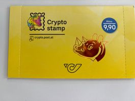 Crypto Stamp Katze 9.90, Seltenes Sammlerstueck! Neu!