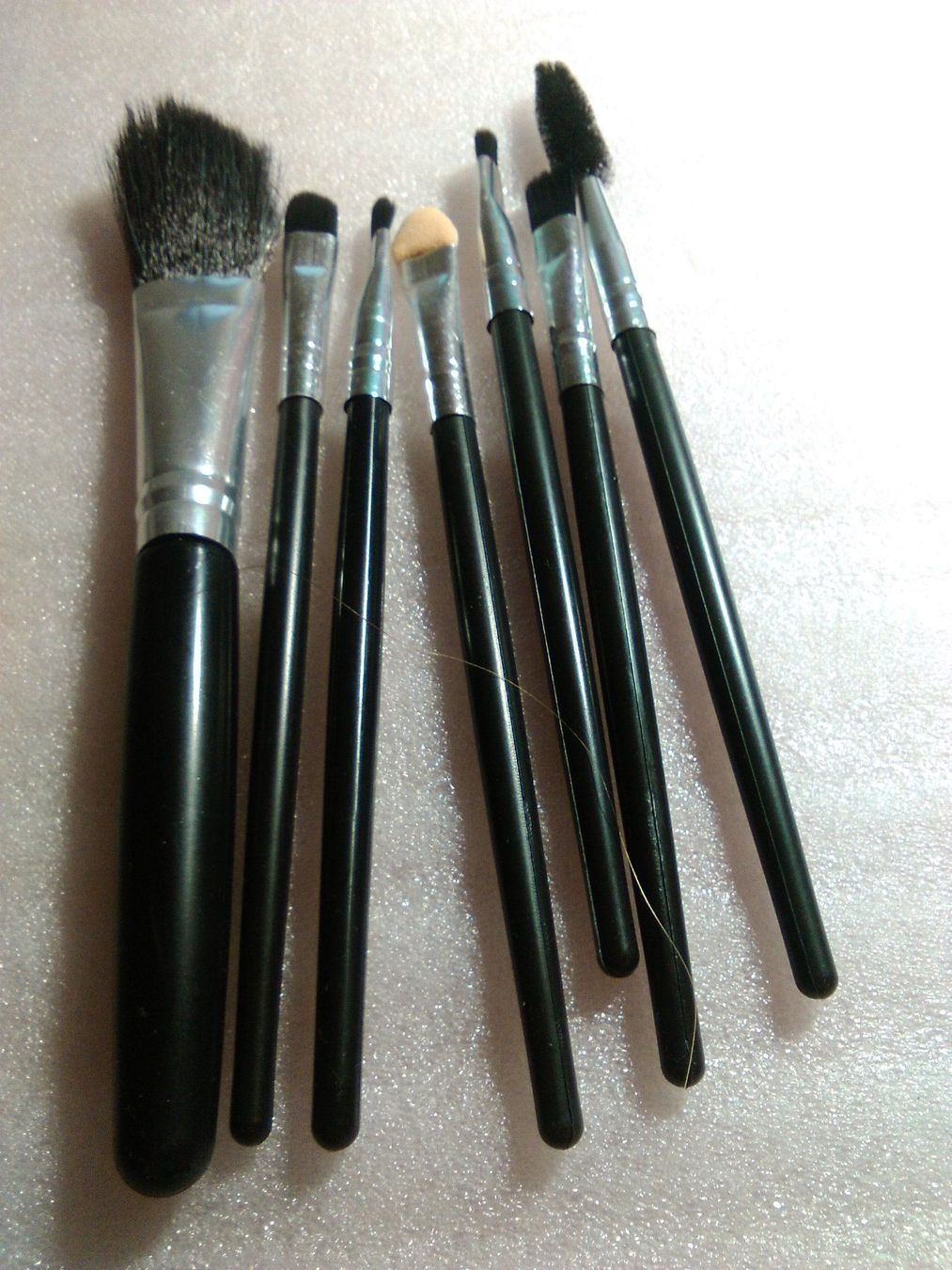 Make-up: 7 make up pensel set,schwarz – Nuovo (secondo la descrizione) da Basel venduto da bijoutrie_4 5