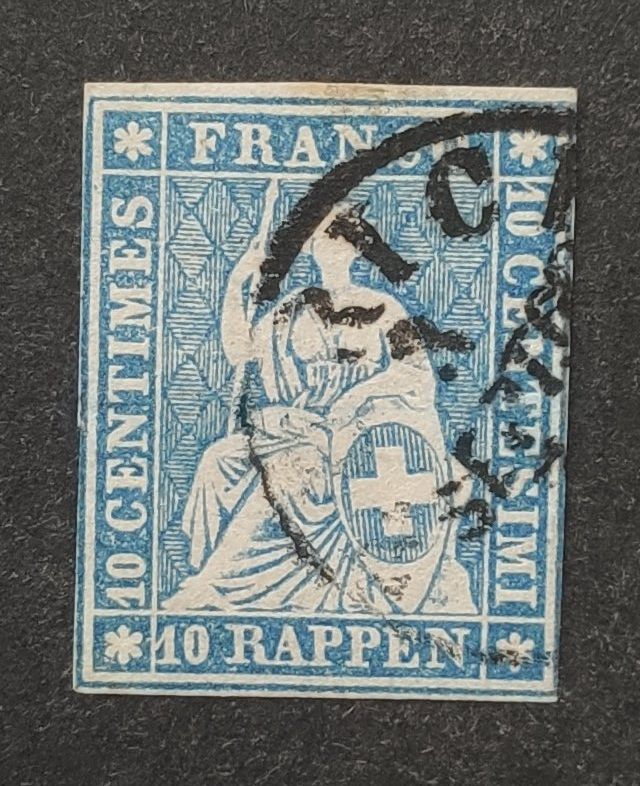 Tous les timbres: Strubel 10Rp. gestempelt – D'occasion à Wil SG par Zazal