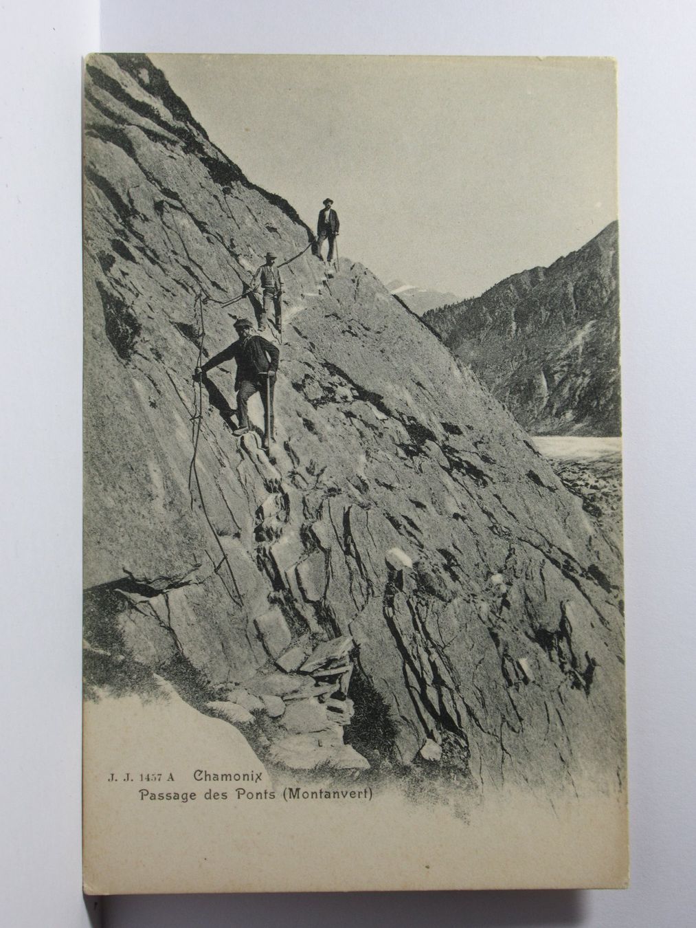 Cartoline postali: Chamonix Passage des Ponts , Bergsteiger – Nuovo (secondo la descrizione) da Grenchen venduto da Bluemchen1900