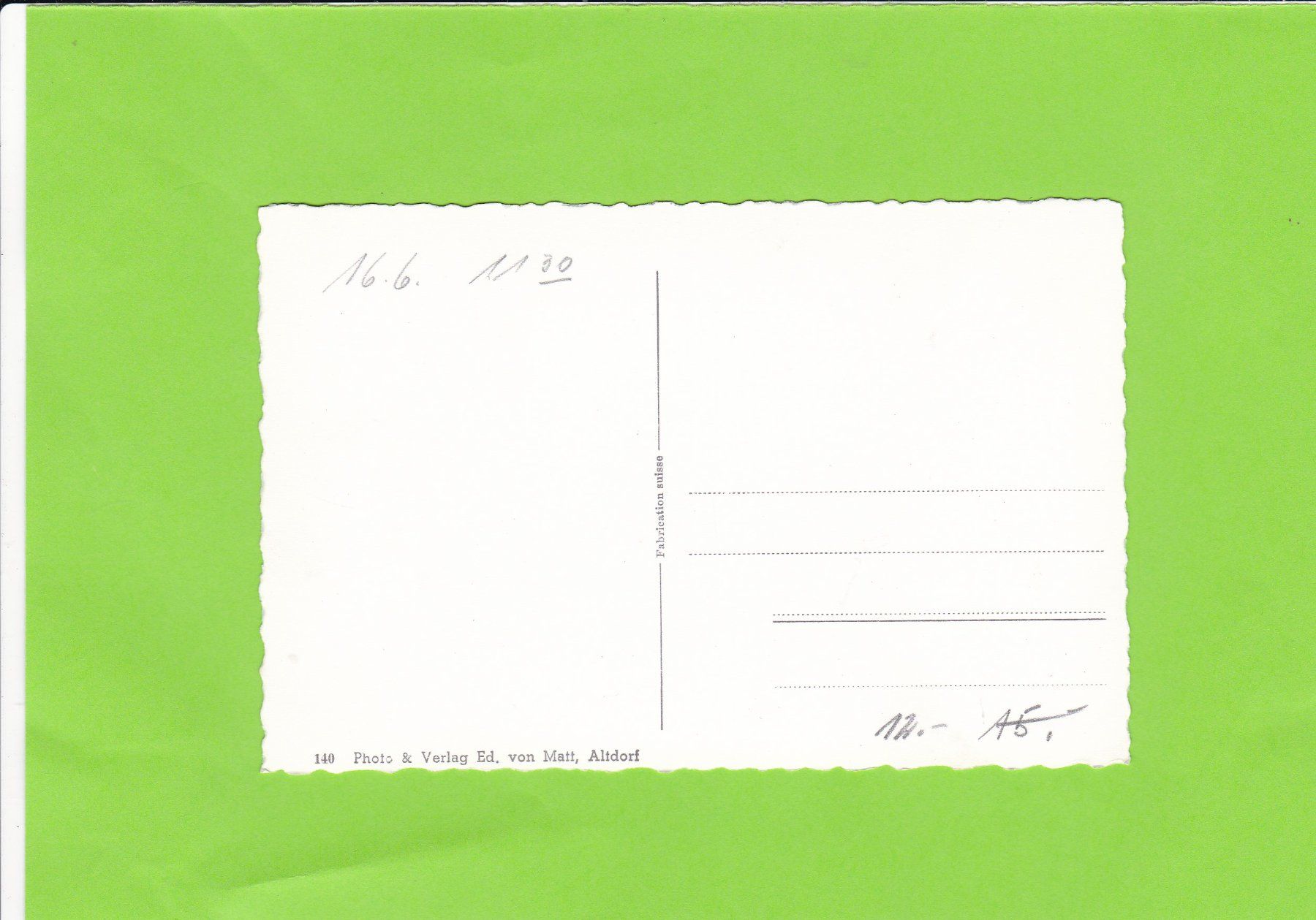 Cartoline postali: Unterschächen – Usato da St. Peterzell venduto da neckertal 1