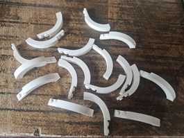 lego 6060 lot de 18 pièces White Arch 1 x 6 x 3 1/3 Curved