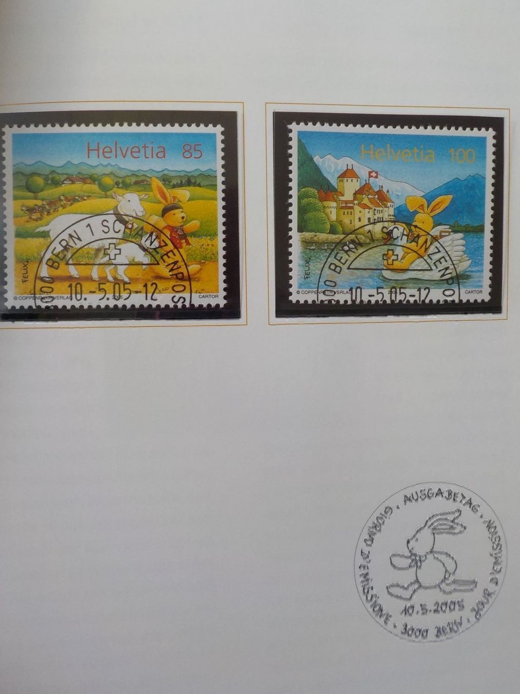 Tutti i francobolli: 2005, AmtlicheAusgabe der Schweiz. Post – Nuovo (secondo la descrizione) da Muri b. Bern venduto da Ricardoverkauf 7
