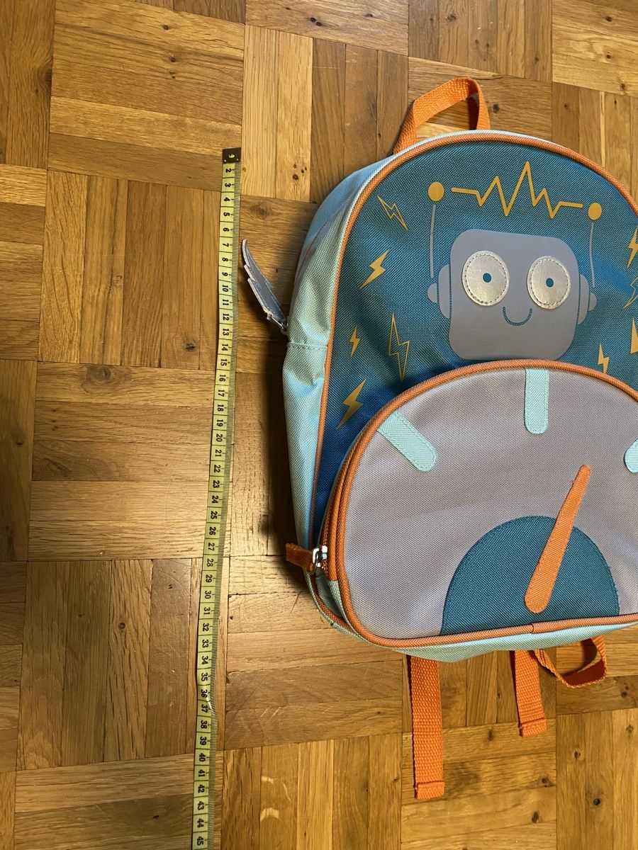Borse & Zaini: Lustiger Roboter Kinder Rucksack von skiphop – Usato da Zizers venduto da dalaub 8