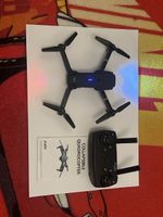 Klappbarer Quadrocopter Drohne mit Febedienung Zubehör