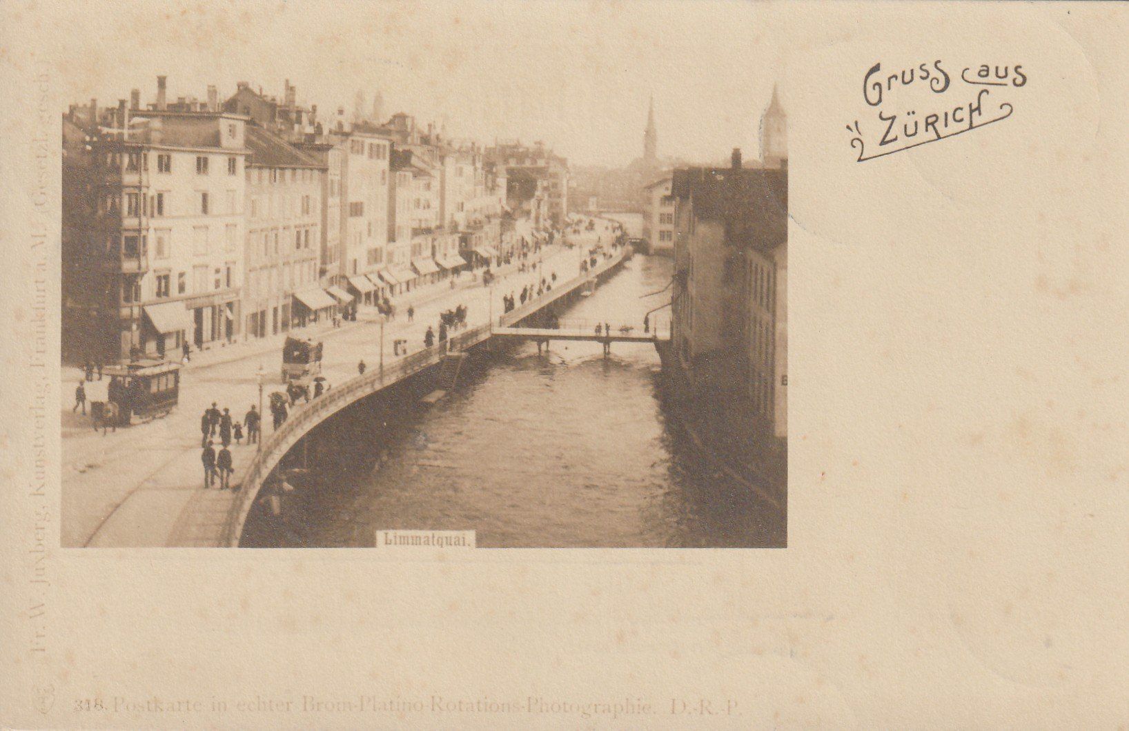 Ansichtskarten: Echtfotokarte Zürich mit Rösslitram – Gebraucht aus Rorschacherberg von fratovi2
