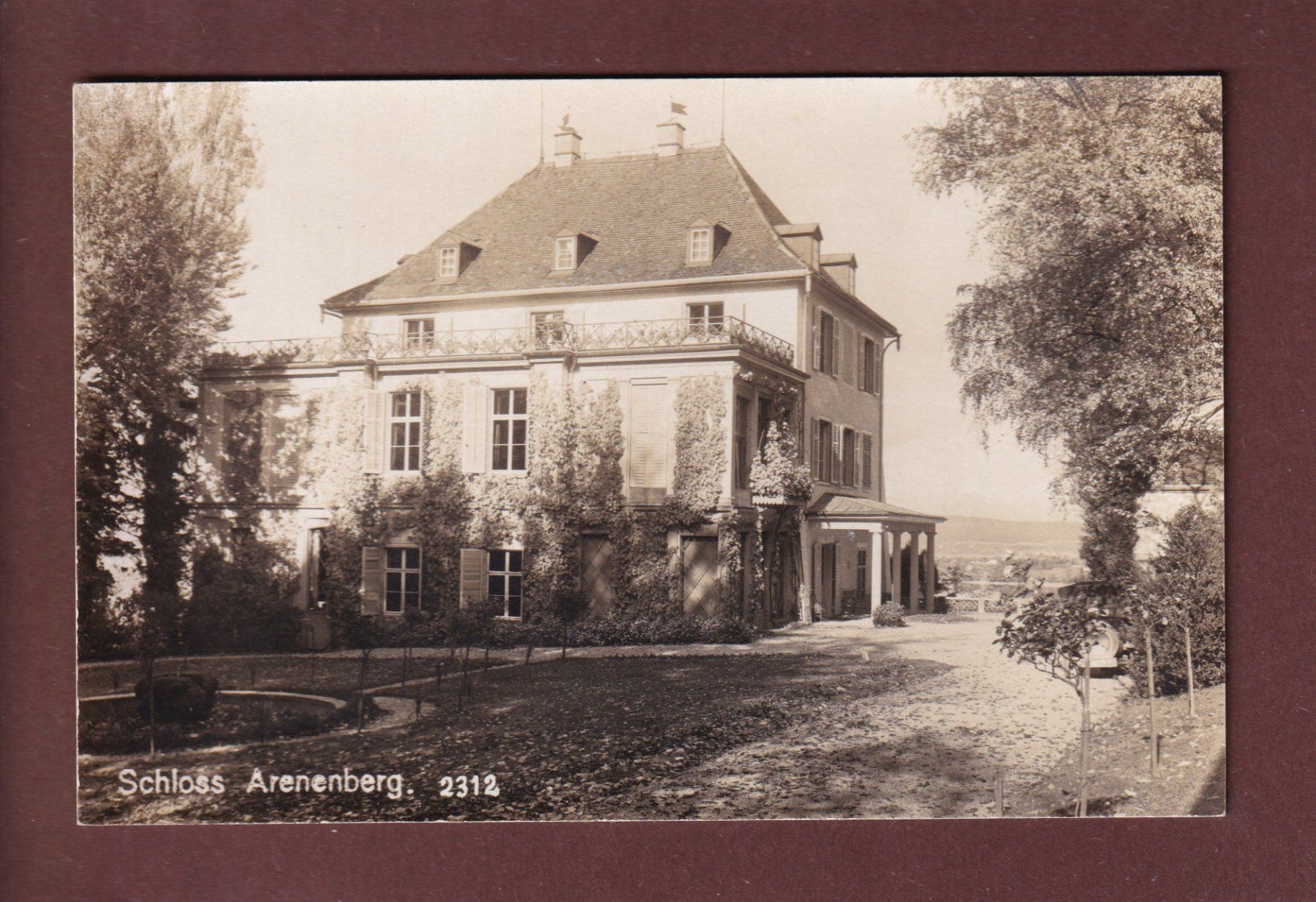 Ansichtskarten: SCHLOSS ARENENBERG – Gebraucht aus Pully von nicecards