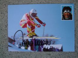 MARIA WALLISER (CH) SKISTAR AUTOGRAMMKARTE