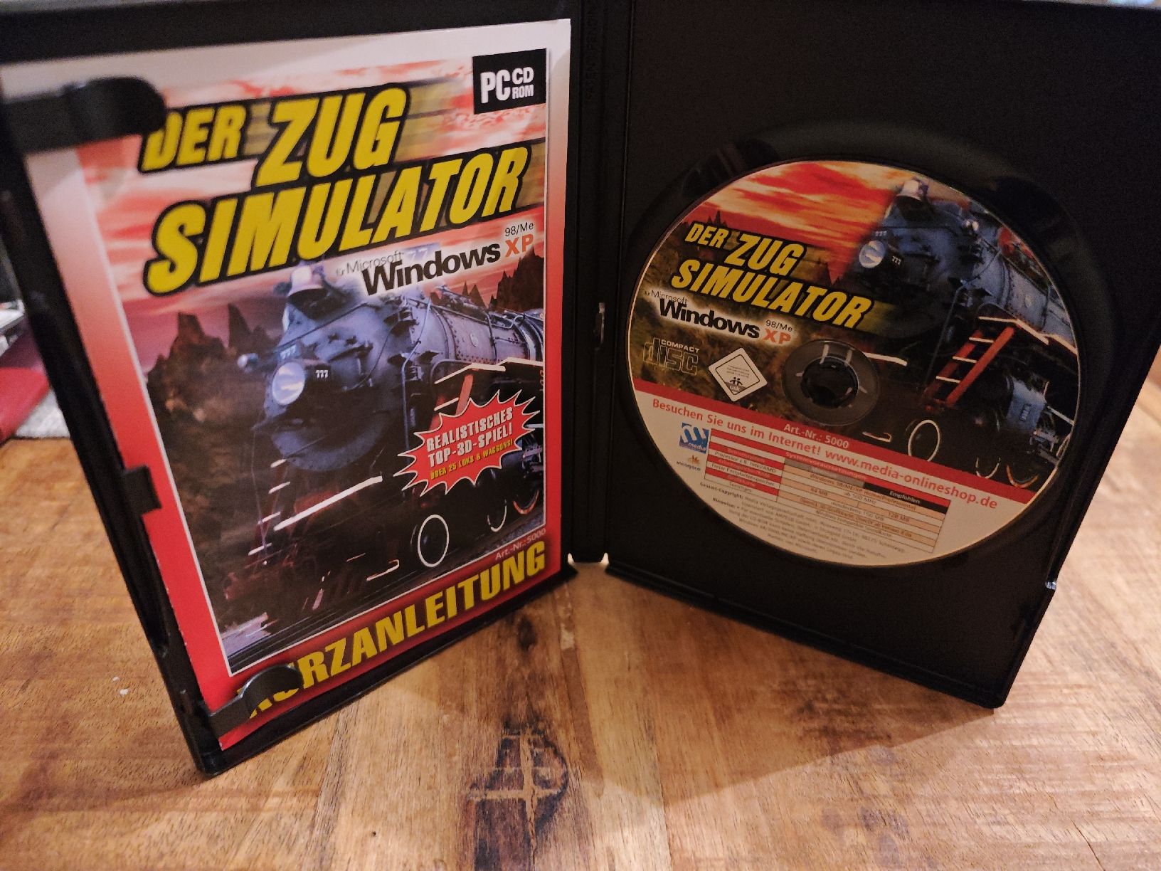 Microsoft Spiele: Der Zug Simulator - PC CD ROM Spiel für Windows 98/XP – Gebraucht aus Dübendorf von kb86_MOVIE 2