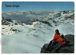 ZERMATT Blick von der Testa Grigia