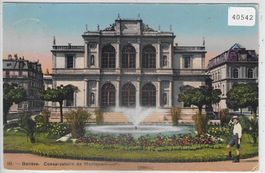 Geneve - Conservatoire du Musique - animee - Litho