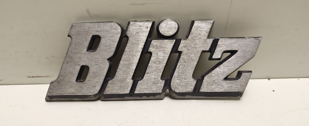Emblem Blitz, Schriftzug Metall Oldtimer. (nov707) (Gebraucht) in ...