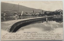 Saint-Blaise - Le port, vue du lac
